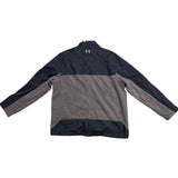 Under Armour Mens Black/Grey Polyester ColdGear Full-Zip Jacket Size XXL