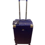 Triforce Navy Blue Telescopic Handle Build-in Scale Allure Collection Luggage