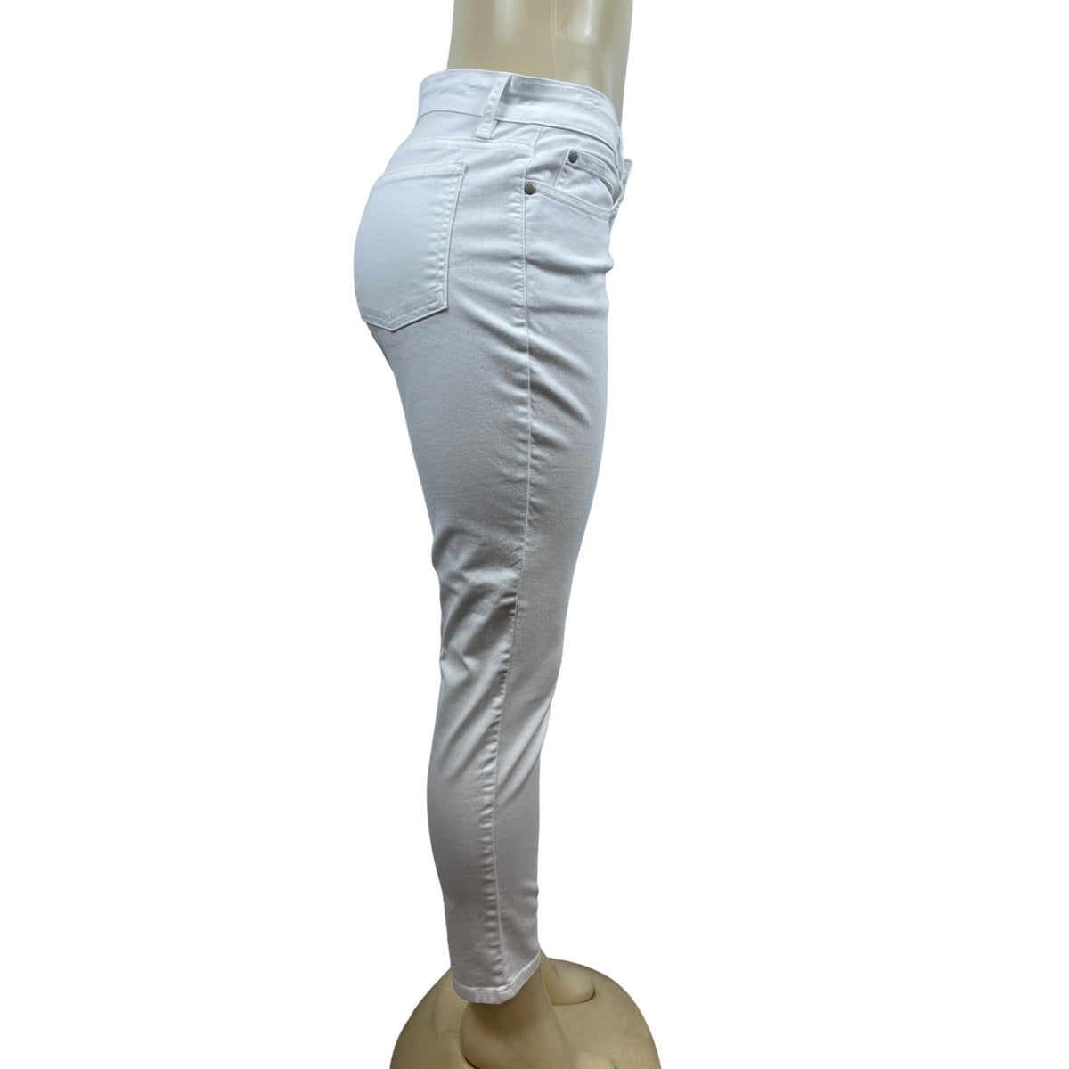 Elieen Fisher Women's White Skinny Jeans Sz 6