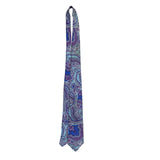Saks Fifth Avenue Mens Multicolor Silk Paisley Pattern Neck Tie