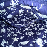 Vera Bradley Women’s Navy Flamingo Pattern Quilted Adjustable Crossbody Bag