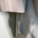 Larry Levine Women's Beige Double-Breasted Turtleneck Coat Sz 12 - New