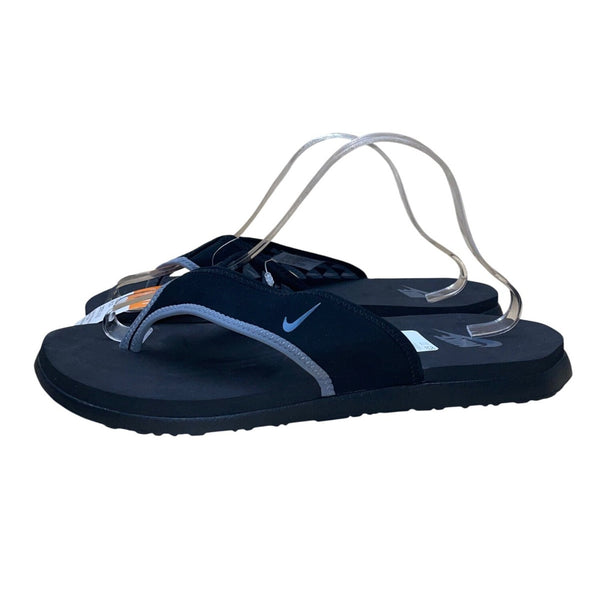 Nike Men’s Charcoal Black & Gray Celso Thong Plus Flip-Flops Sandals Size 11