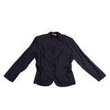 R.J. & Co Petite Womens Black Beaded Blazer & Pants 2-Piece Sz 14P Top12P Pants