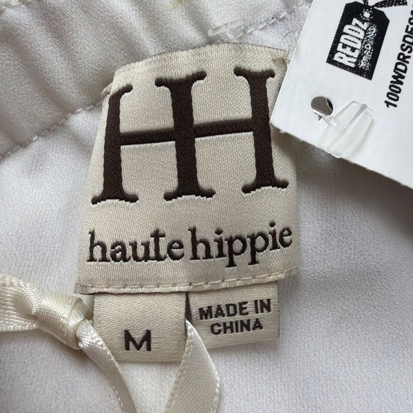 Haute Hippie Womens Beige & Black Snake Print  Jumpsuit Size M