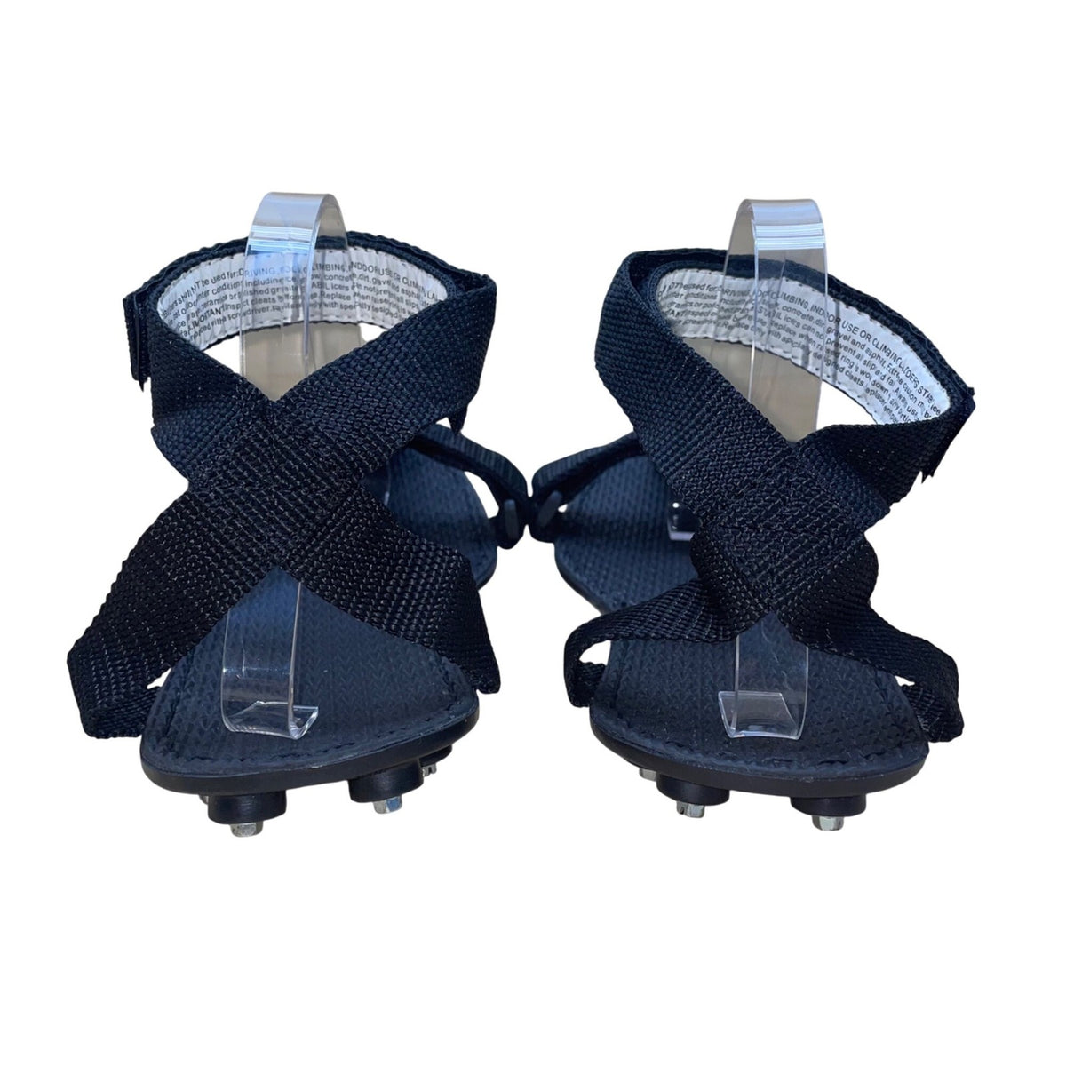 STABILicers Unisex Black Rubber Anti-Slip Traction Cleats Size S