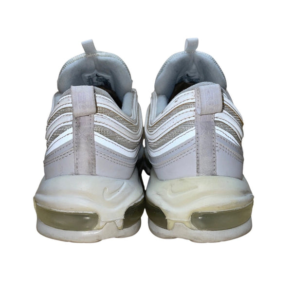 Nike Men’s White Mesh Reflective Stripes Air Max 97 Athletic Sneakers Size 11