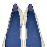 Rothys Women’s White With Flower Detail Slip-On Ballet Flats Size W11.5