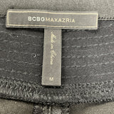 BCBG Maxazria Women's Black Moto Pants BlackFaux Leather Pants Size M