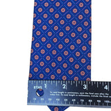 Vintage Brooks Brothers Blue Silk Floral Pattern Tie 58