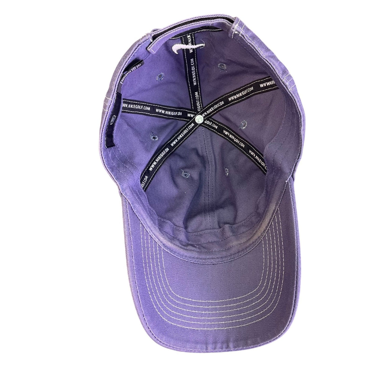 Nike Unisex Purple Cotton Golf Adjustable Cap One Size Sports Casual Hat