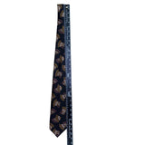 Robert Talbott Mens Navy Silk Neck Tie Woven Print Italy Handcrafted Nordstrom