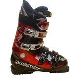 Salomon Unisex Red & Black Plastic 3D Buckles X7 Impact Ski Boots Size 26.5