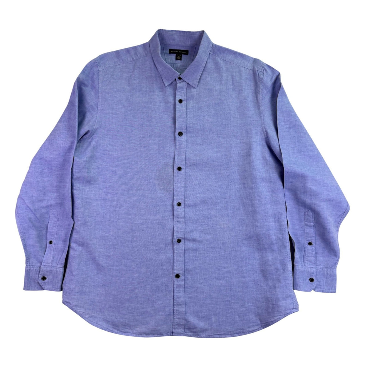 Banana Republic Mens Blue Shirt Button-Up Long Sleeve Classic Fit Sz XL