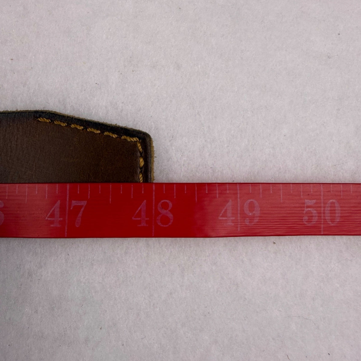 Frye Mens Brown Leather Belt With Silver-Tone Buckle Classic Design Size 48