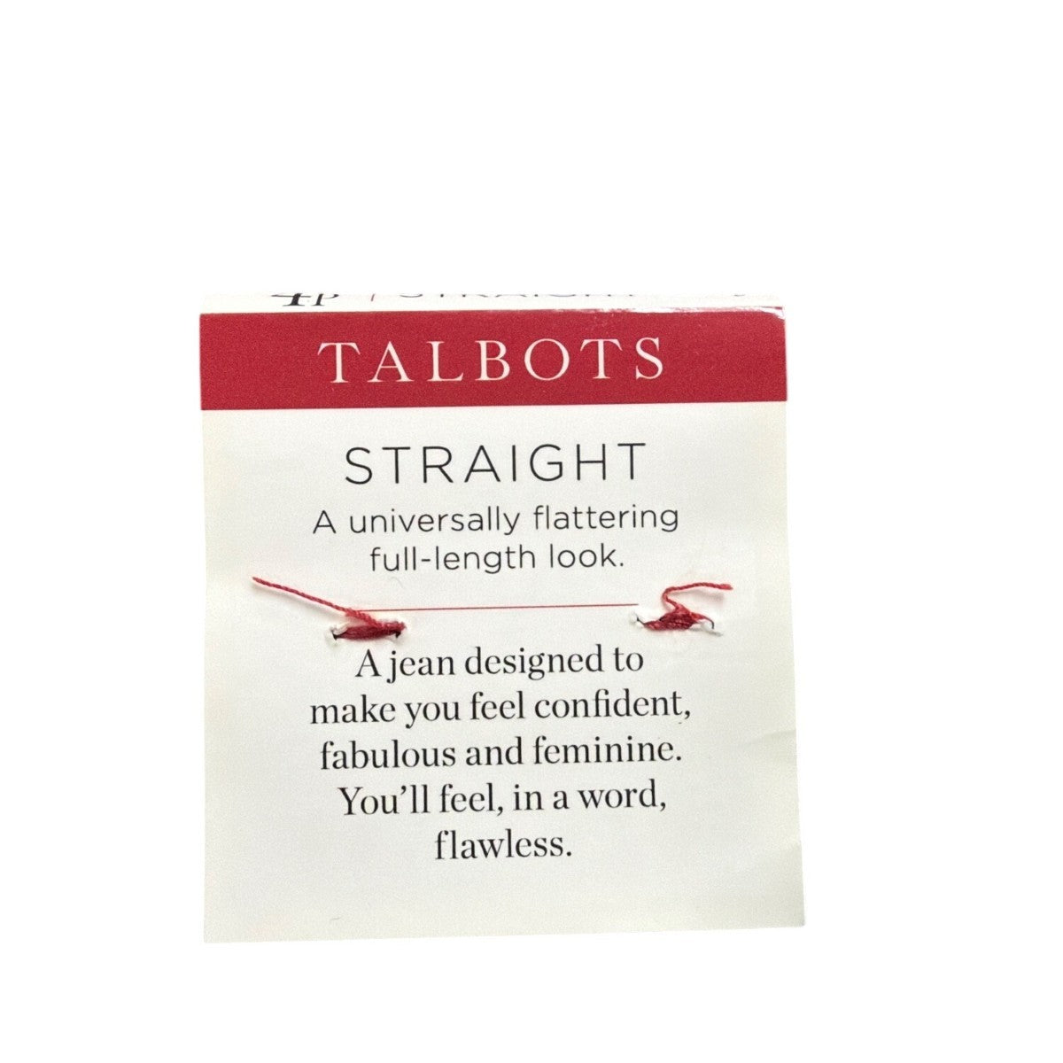 Talbots Womens Blue Straight Leg Five-Pocket Petite Jeans Size 4P