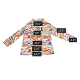 Pretty Little Thing Womens Multicolor Marble Print Oversized Blazer Size 6
