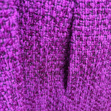 Dana Buchman Womens Purple Boucle Skirt Suit Set Size 10/12