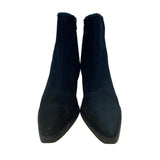 Coconuts By Matisse Women’s Black Leather Side Zipper Heeled Ankle Boots Size 6M