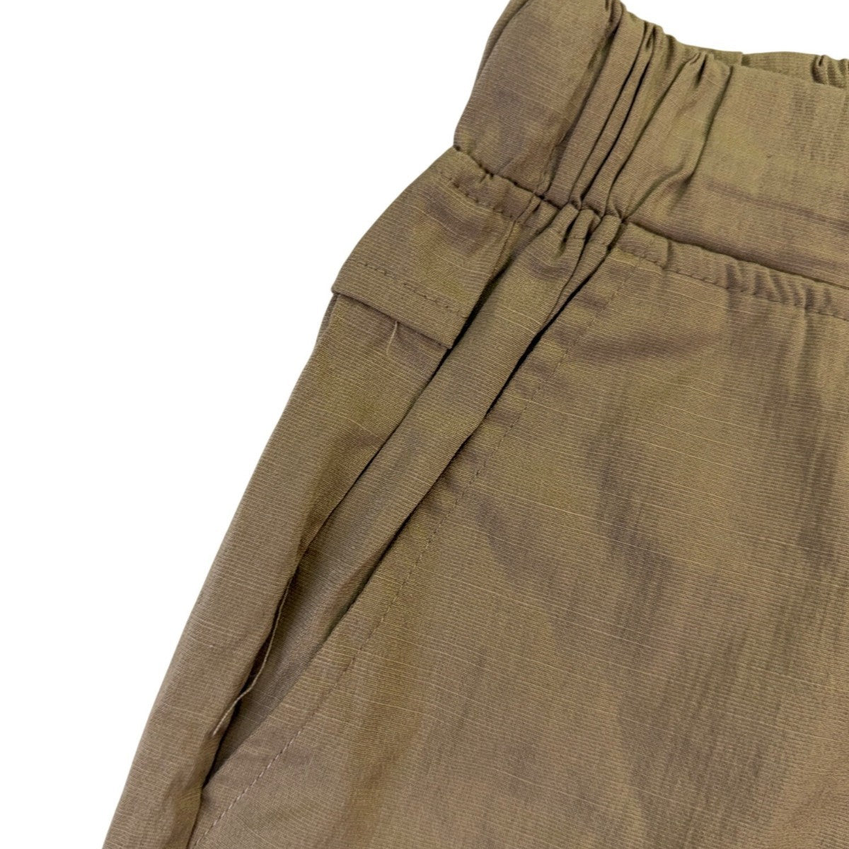 Fashion Clothing Womens Tan Drawstring Casual Shorts Size Large