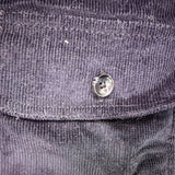 James Campbell Mens Navy Corduroy Button-Up Long Sleeve Shirt Size L