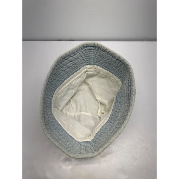 Unisex Blue Washed Denim Bucket Hat Sz 60cm