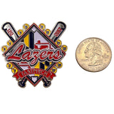 Lazers Fastpitch 12U Team Trading Pin With Dual-Post Backing
