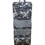 Vera Bradley Women’s Gray Quilted Floral Foldable Hanging Travel Organizer