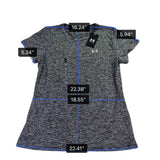 Under Armour Womens Grey HeatGear T-Shirt Loose Fit Size L