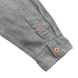 Tommy Bahama Mens Aqua Linen Long Sleeve Button-Up Shirt Sz XX-Large