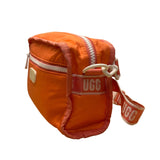 Ugg Women’s Orange Nylon Signature Logo Adjustable Strap Crossbody Bag Size S