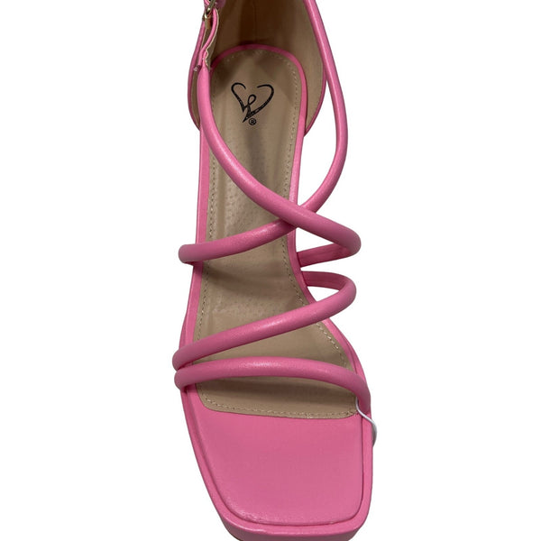 Windsor Women's April Pink Squared Toe High Heels Sz 7.5 - NWB