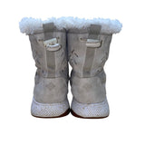 Sperry Womens Gray Leather & Wool White Faux Shearling-Lined Winter Boots Sz 10M