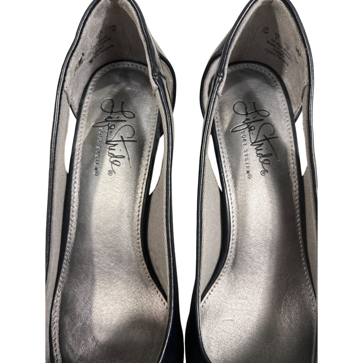 Life Stride Women’s Black 3in Heel Pumps Slip On Sz 7M - NWOB