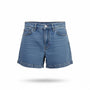 Madewell Womens Blue Denim High-Rise Button-Fly Shorts Size 27