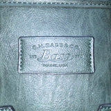 G.H. Bass & Co. Women’s Dark Green Vegan Leather Structured Handbag Tote Bag