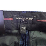 Banana Republic Womens Blue Cotton Blend Pants Sloan Petite Mid Rise Size OOP