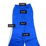 J.Crew Womens Blue Satin Jumpsuit With Halter Neck & Wide-Leg Pants Size S