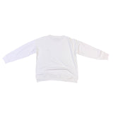 J.Crew Womens White Cotton Crewneck Pullover Sweatshirt Size XS