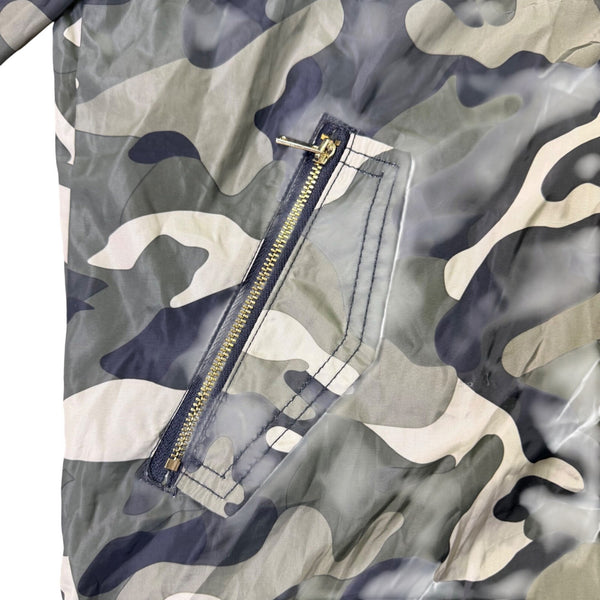 Ci Sono Mens Camouflage Hooded Windbreaker Jacket Waterproof Outerwear Size M