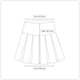 My Michelle Womens Black & White Checkered Skirt W/ Belted Bow Size L