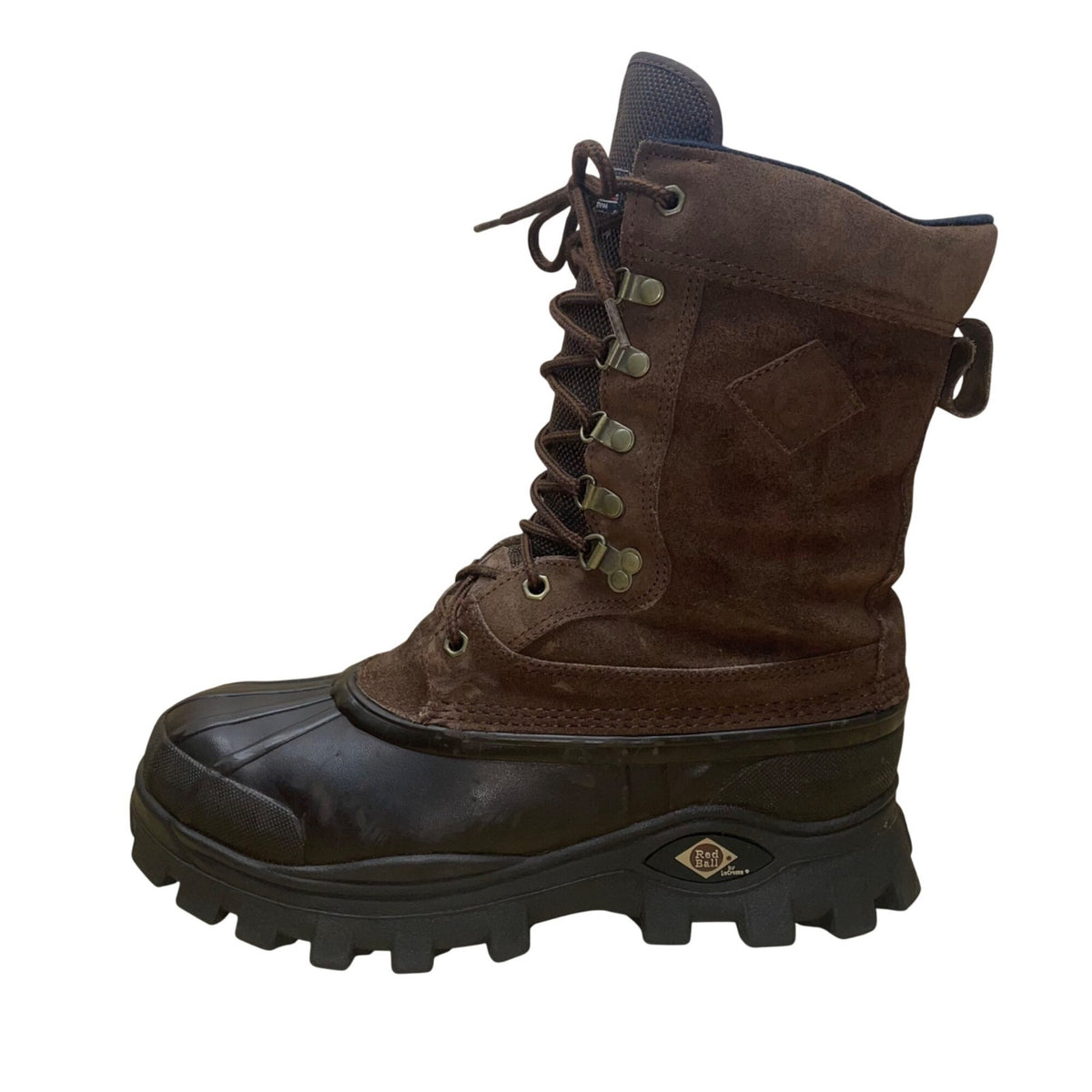 Red Ball Men’s Brown Suede & Rubber Thermolite Insulated Winter Boots Size 11