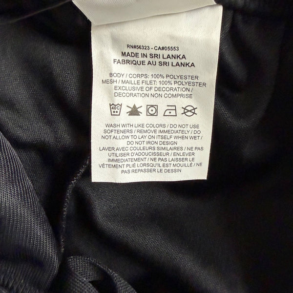 Nike Mens Black Athletic Joggers Tapered Lightweight Elastic Waistband Sz M