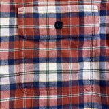 L.L. Bean Mens Russet Plaid Flannel Shirt Reg Traditional Fit Sz XXL