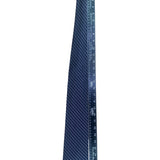Axcess Mens Navy Silk Handmade Patterned Tie Blue Check Design