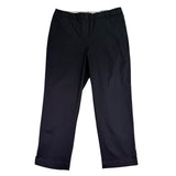 Talbots Womens Black Perfect Crop Pants Slim Fit At Waist Size 10