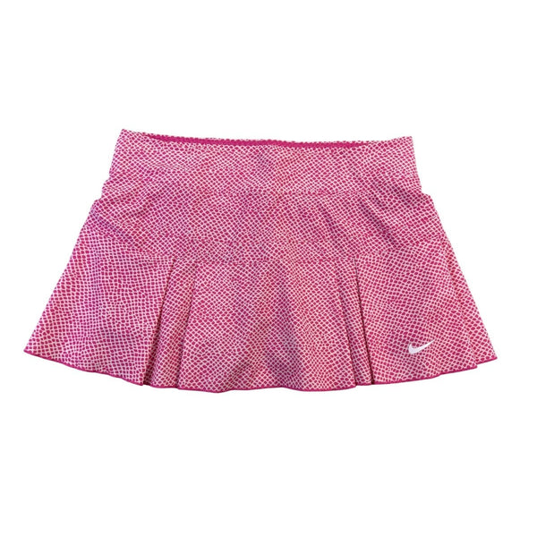 Nike Womens Pink Dri-FIT Polyester & Spandex Skort Animal Print Size Large