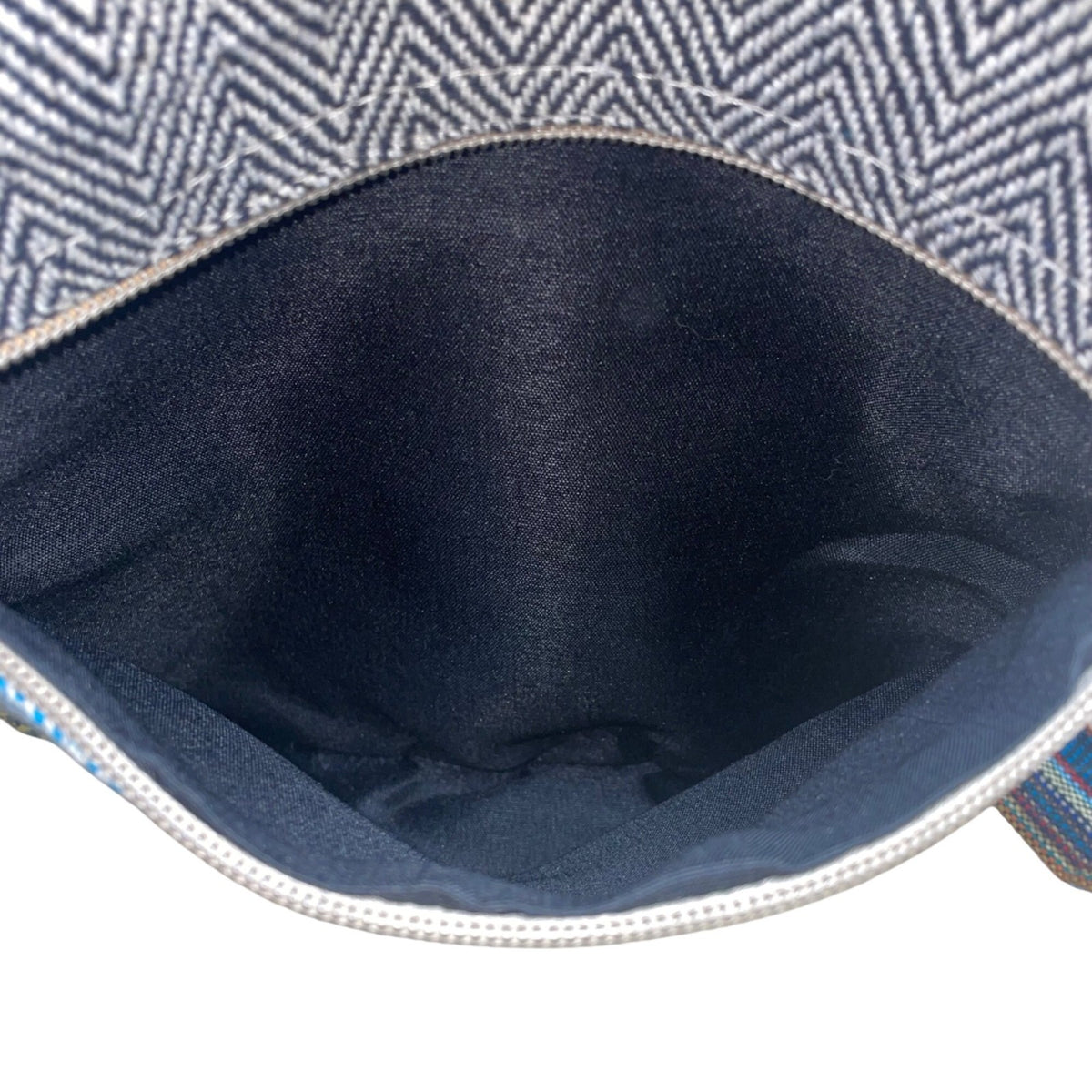 Like International Himalaya Blue Hemp Adjustable Strap MD-go Crossbody Bag