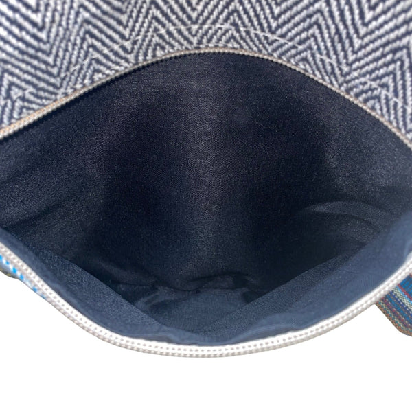 Like International Himalaya Blue Hemp Adjustable Strap MD-go Crossbody Bag