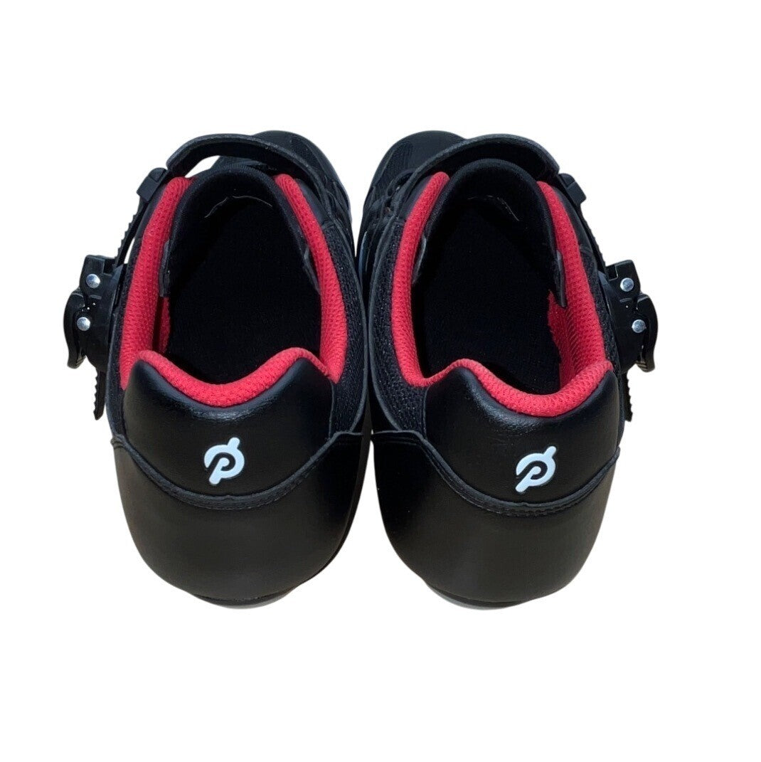Peloton Men’s Black/White Adjustable Strap Buckle Cycling Shoes Cleats Sz 13US